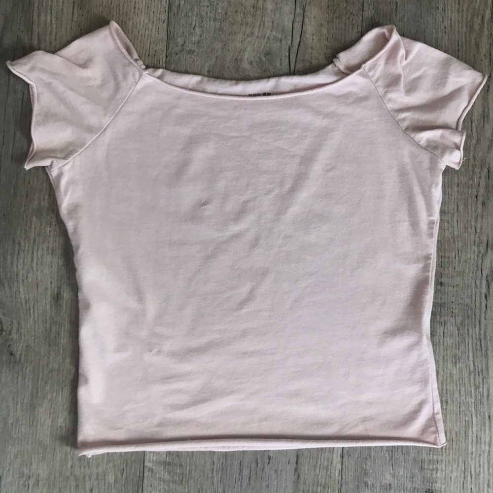Brandy Melville Millennial Pink Crop Top